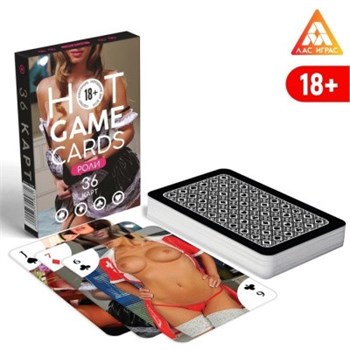Игральные карты HOT GAME CARDS РОЛИ, 36 карт, 18+ 7354588
