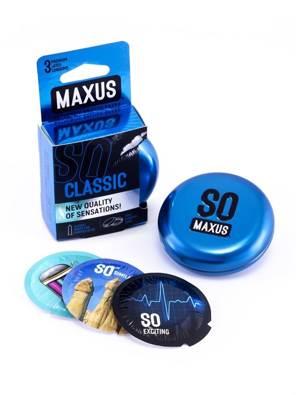 Презервативы классические MAXUS Classic, 3 шт - фото 141344