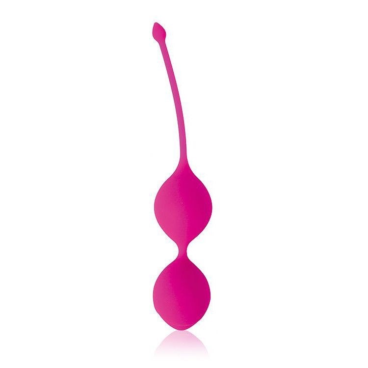 Ярко-розовые вагинальные шарики - фото 141972