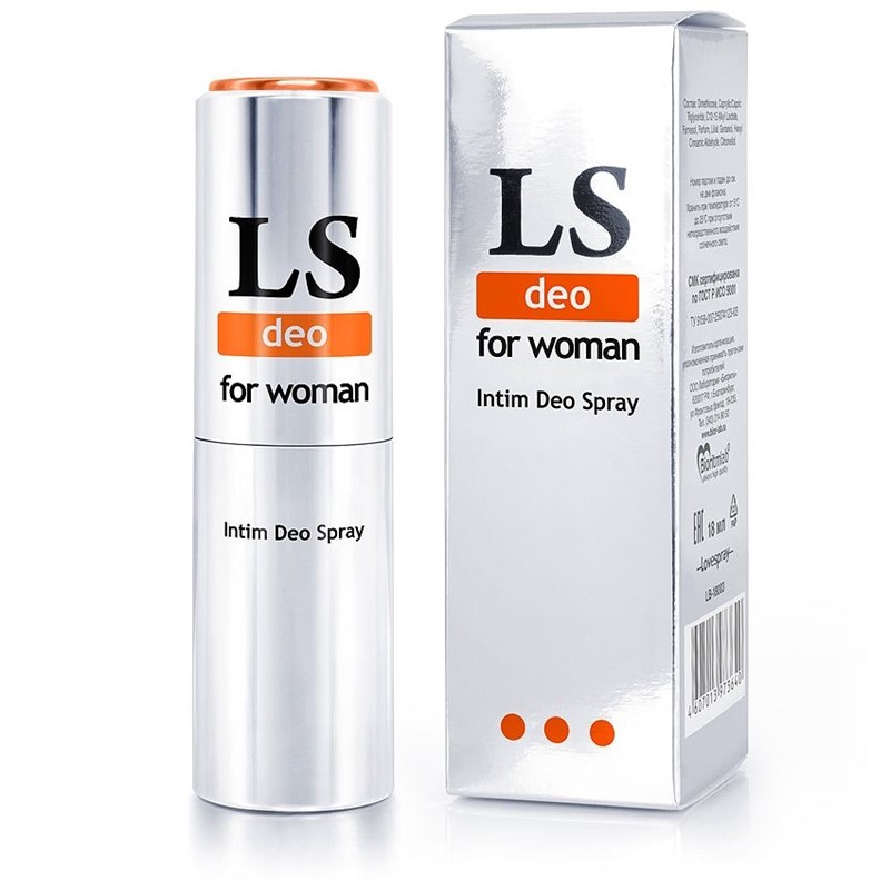 Освежающий интимный дезодорант для женщин Lovespray Deo, 18 мл - фото 142013
