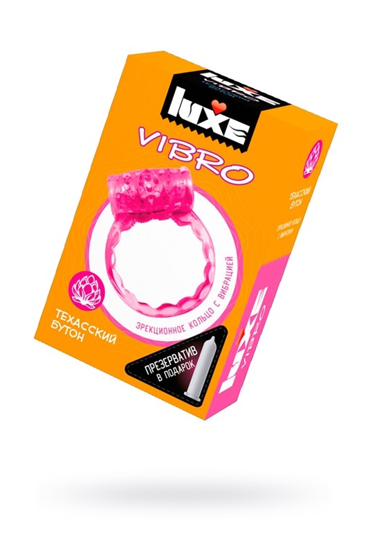 Виброкольцо Техасский Бутон + презерватив LUXE VIBRO - фото 142963