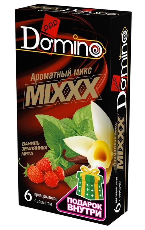 Ароматизированные презервативы DOMINO "Ароматный микс", 6 шт - фото 145349
