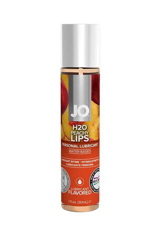 Съедобный лубрикант "Сочный персик" JO Flavored Peachy Lips, 30 мл - фото 146068