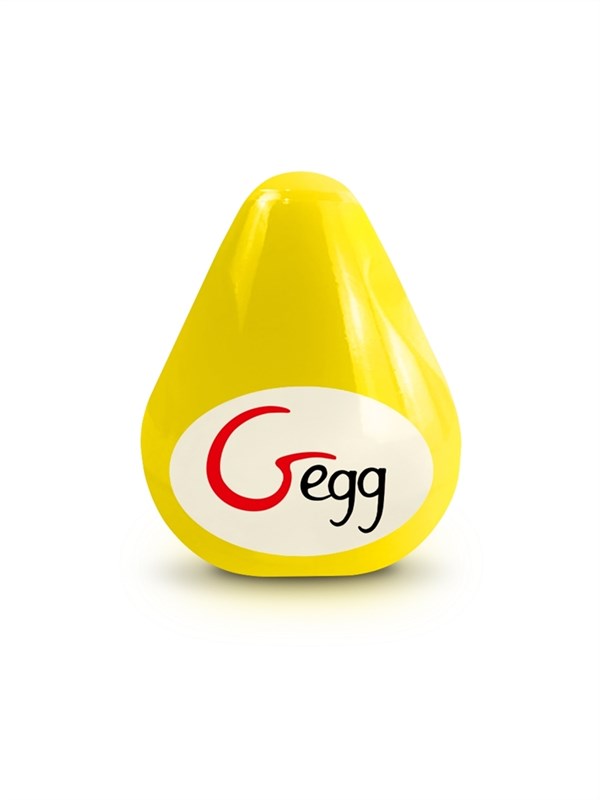 Желтое яйцо-маструбатор Gvibe Gegg Yellow - фото 147856