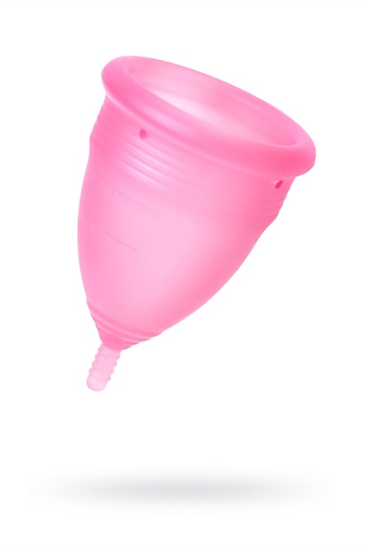 Гигиеническая менструальная чаша Eromantica (розовая), L - фото 148800