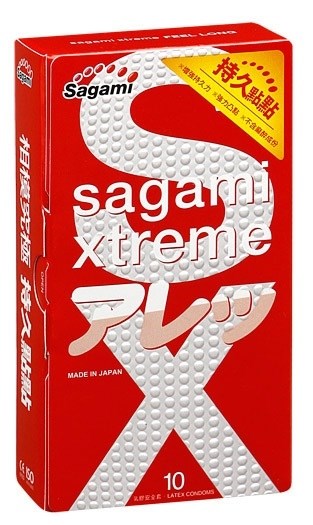 Презервативы SAGAMI Xtreme Feel Long 10шт. (Ультрапрочные) - фото 150120