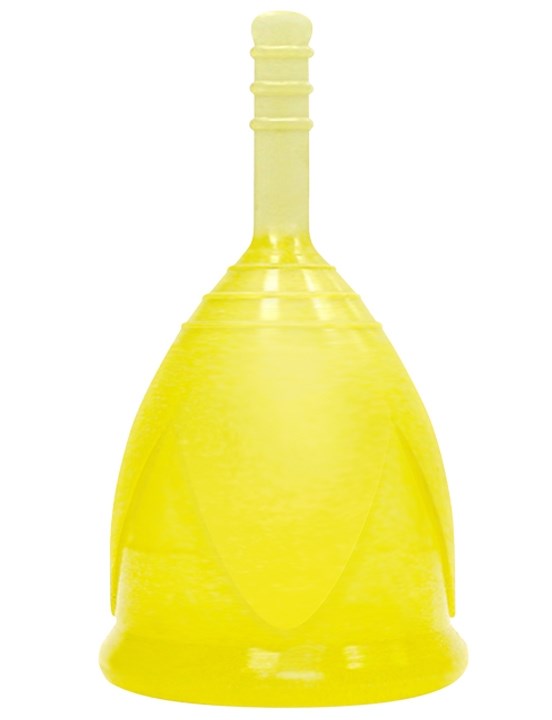 Менструальная чаша, S, 35 мл (желтая) - фото 150175