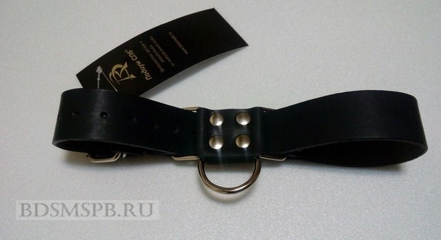 Ременные наручники с полукольцом - фото 151146