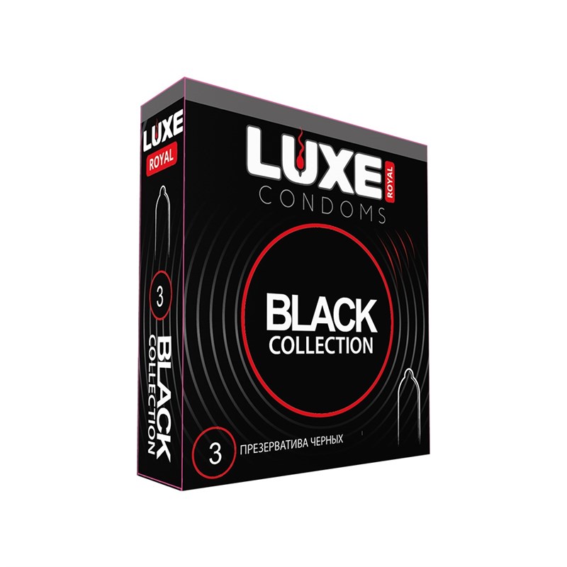 Презервативы LUXE ROYAL BLACK COLLECTION 3 штуки - фото 153272