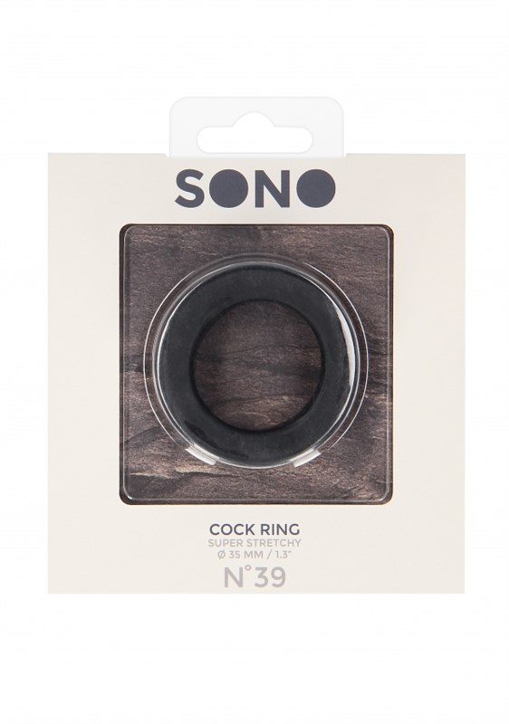Эрекционное кольцо N0. 39 - Cock Ring - черный - фото 159840