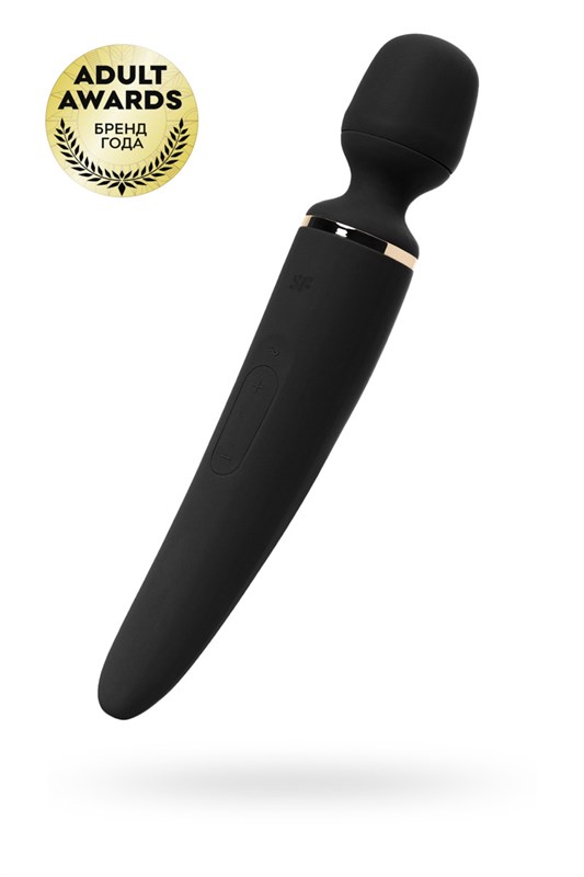 Вибромассажер Satisfyer Wand-er Woman (Black/Gold) 4001203 - фото 164632