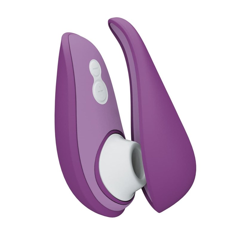Бесконтактный клиторальный стимулятор Womanizer Liberty 2 фиолетовый с крышкой - фото 164656