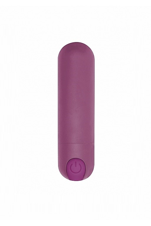 Перезаряжаемая вибропуля Rechargeable Bullet BGT006PUR - фото 166110