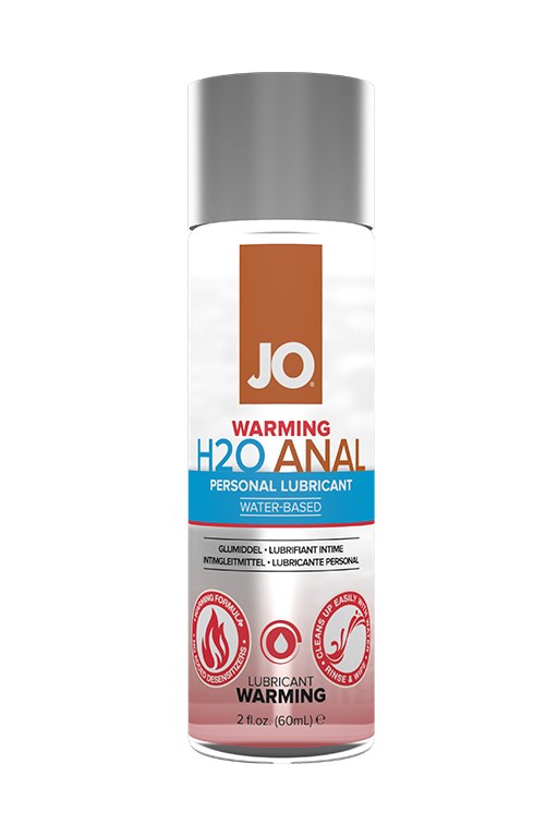 Анальный расслабляющий лубрикант на водной основе JO Anal H2O Warming, 60 мл JO40109 - фото 166808