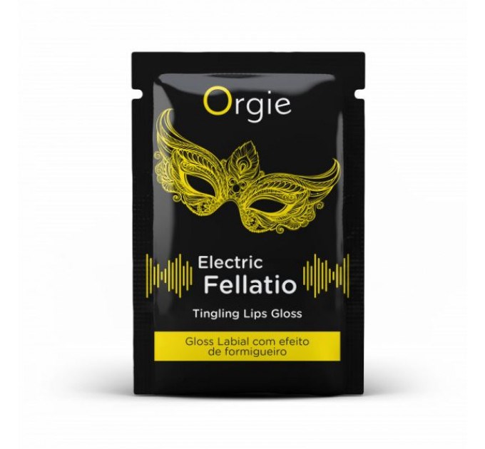 Блеск для губ Orgie Sexy Vibe Electric Fellatio с вибрирующим эффектом, 2 мл 21340-s - фото 167058