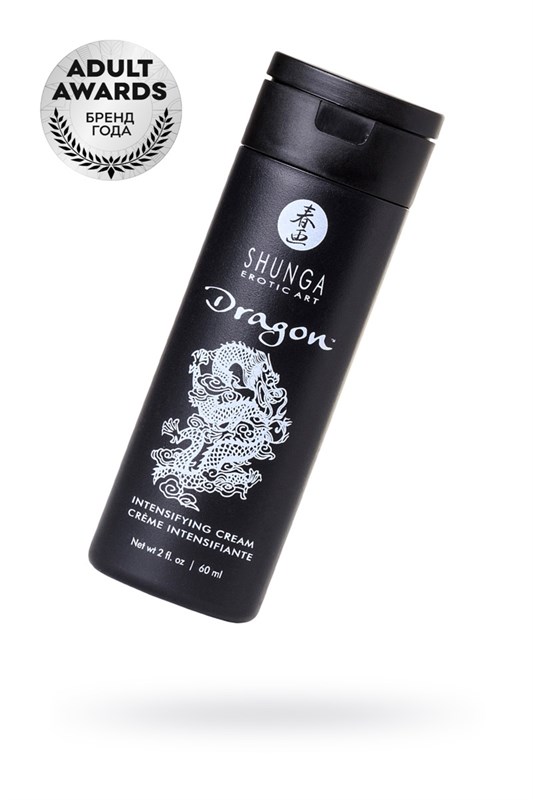 Крем для усиления эрекции SHUNGA DRAGON с возбуждающим эффектом «ЛЕДЯНОГО ОГНЯ», 60 мл 275200 - фото 167092