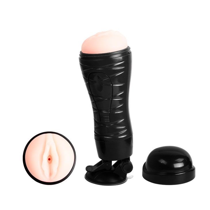 Мастурбатор-вагина в тубе с присоской в основании Flora BM00900T48N - фото 167159