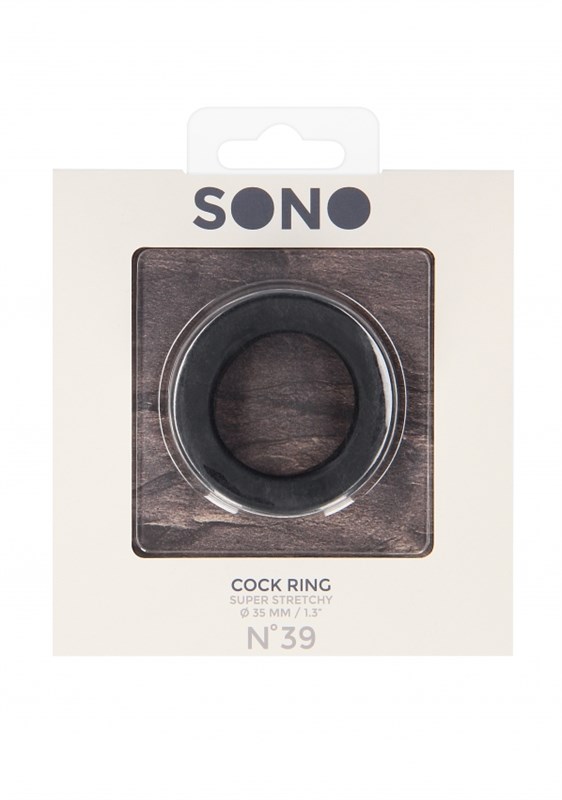 Эрекционное кольцо N0. 39 - Cock Ring - черный SON039BLK - фото 167337
