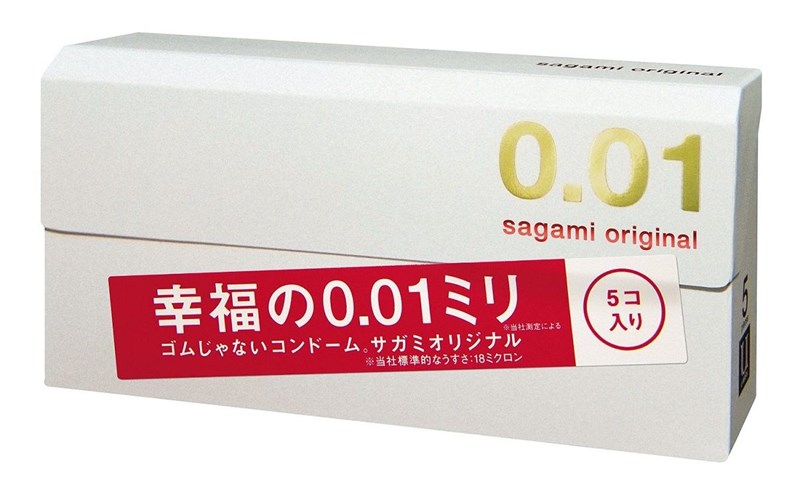 Супер тонкие презервативы Sagami Original 0.01 - 5 шт. 143219 - фото 167487
