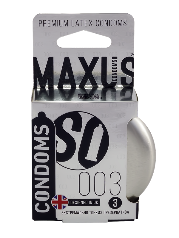 Презервативы Экстремально тонкие Maxus 003 №3 ж/к 0901-036 - фото 167634