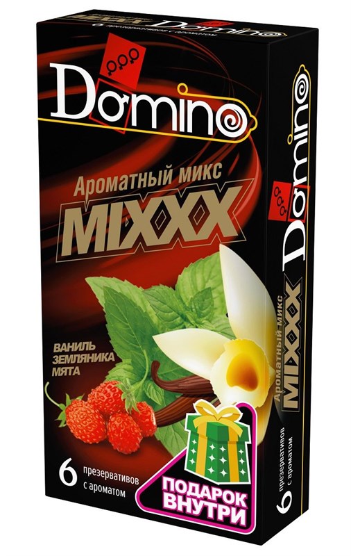 Ароматизированные презервативы DOMINO "Ароматный микс", 6 шт 201455 - фото 167773