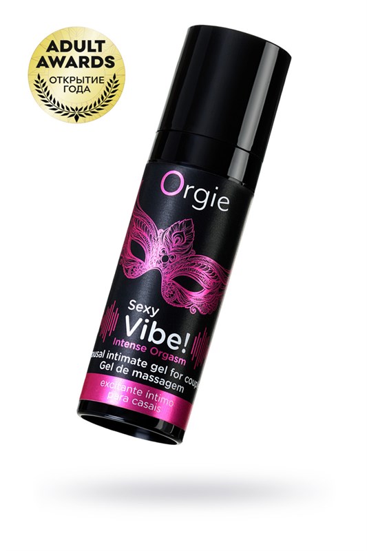 Гель для массажа ORGIE Sexy Vibe Intense Orgasm с разогревающим и охлаждающим эффектом, 15 мл 21227 - фото 168785