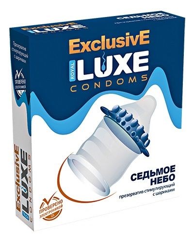 Презерватив стимулирующий LUXE Exclusive "Седьмое небо" 2781 - фото 169015