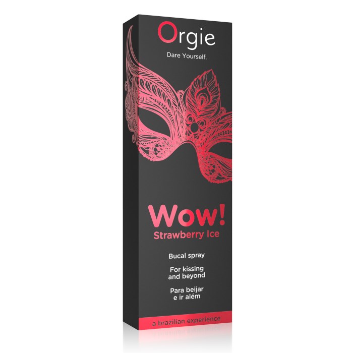 Стимулирующий спрей для оральных ласк Orgie Wow! Strawberry Ice Bucal Spray, 10 мл 51935 - фото 169434