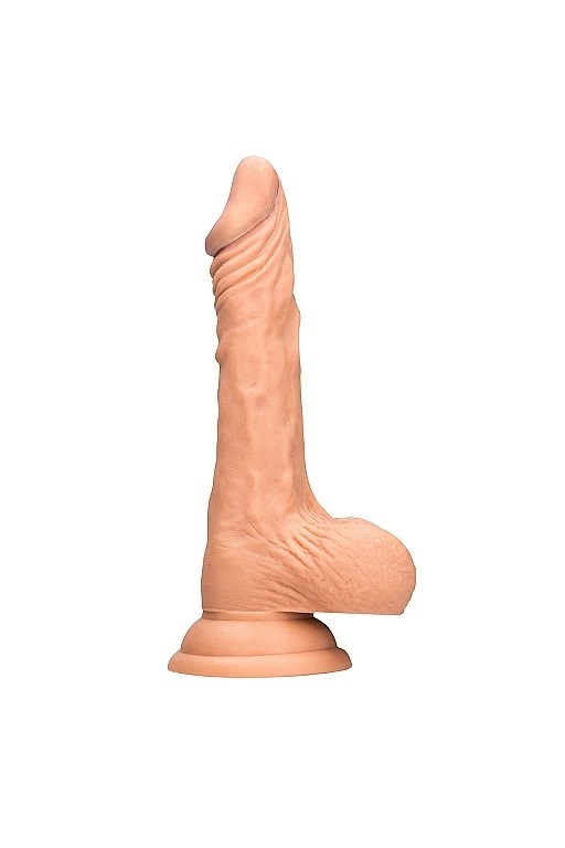 Дилдо на присоске Realistic Dildo With Balls, 26 см REA064FLE - фото 169755