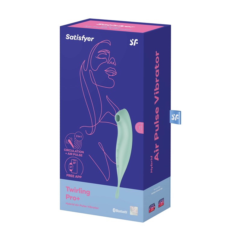 Вибромассажер Twirling Pro+ Connect App (mint) 4043913 - фото 170323