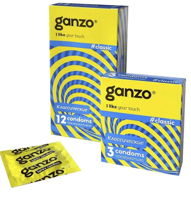 Презервативы GANZO CLASSIC (Классические), 12 шт 104479 - фото 172344
