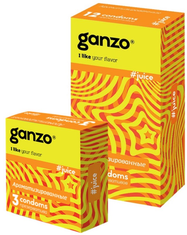 Презервативы GANZO JUICE (Ароматизированные), 12 шт 104488 - фото 172368