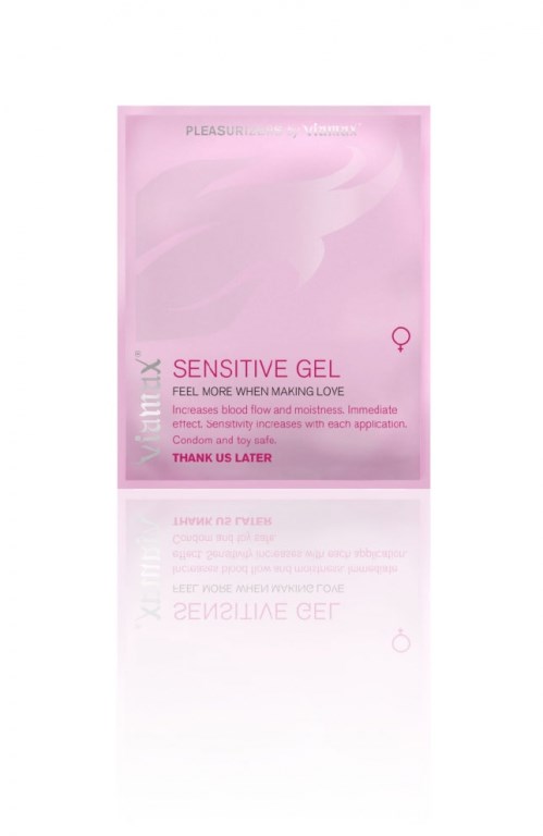 Женский возбуждающий гель для клитора Sensitive gel, 2 мл VIA1103 - фото 172627