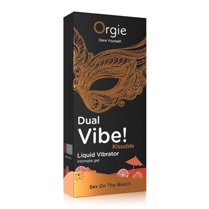 Съедобный гель с вибрацией DUAL VIBE! со вкусом коктейля SEX ON THE BEACH 15мл 17328 - фото 172732