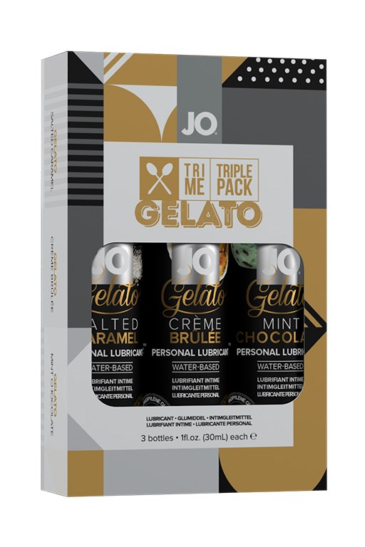 Подарочный набор вкусовых лубрикантов / Tri-Me Triple Pack - Gelato JO10059 - фото 173134