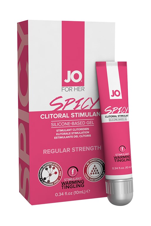 Возбуждающий гель для клитора JO Spicy, 10 мл JO40124 - фото 173488