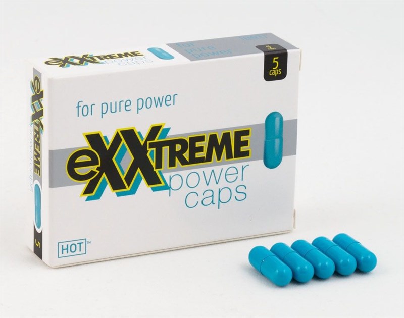 БАД для усиления эрекции eXXtreme power caps men, 5 капсул (580 мг) 44572.07 - фото 173914