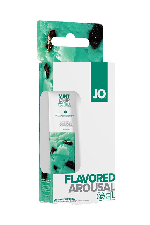 Гель для куннилингуса со вкусом мятного шоколада JO Mint Chip Chill, 10 мл JO49039 - фото 174448