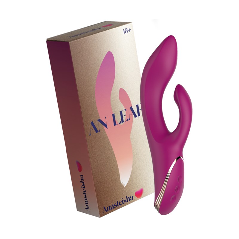 Вибратор кролик AN Leaf с функцией манящего движения AN012 - фото 174681