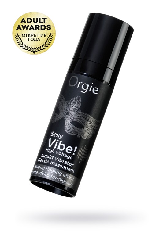 Гель для массажа ORGIE Sexy Vibe High Voltage с усиленным эффектом вибрации, 15 мл 21203 - фото 174873