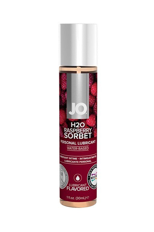 Съедобный лубрикант "Малиновый сорбет" JO Flavored Raspberry Sorbet, 30 мл JO30117 - фото 174885