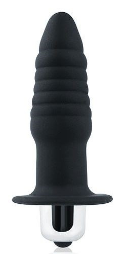 Ребристая вибровтулка с ограничителем, 7х2,3 см SEM-55188 - фото 176325