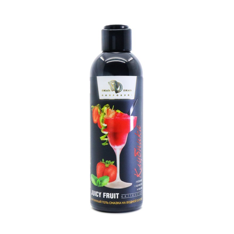 Интимный гель-смазка JUICY FRUIT (Клубника в сливках), 200 мл BMN0085 - фото 177310