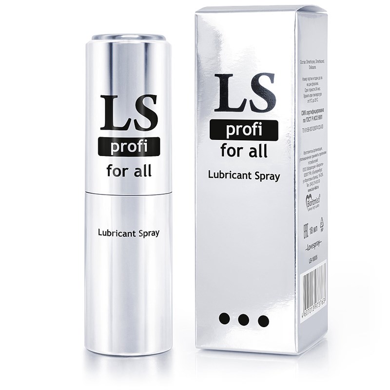 LOVESPRAY PROFI спрей лубрикант (силиконовый) 18мл LB-18005 - фото 178027