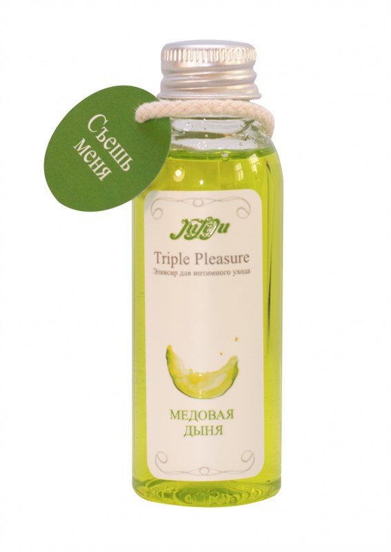 Эликсир для интимного ухода "Triple Pleasure" Медовая дыня 65 гр 10227JULEJU - фото 178658