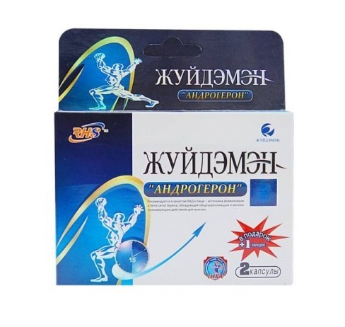 Капсулы для усиления эрекции Жуйдэмэн Андрогерон, 3 шт 150049 - фото 179958