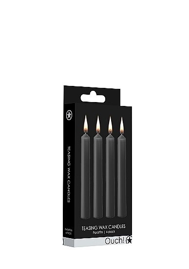 Набор восковых BDSM-свечей Teasing Wax Candles OU488BLK - фото 182619