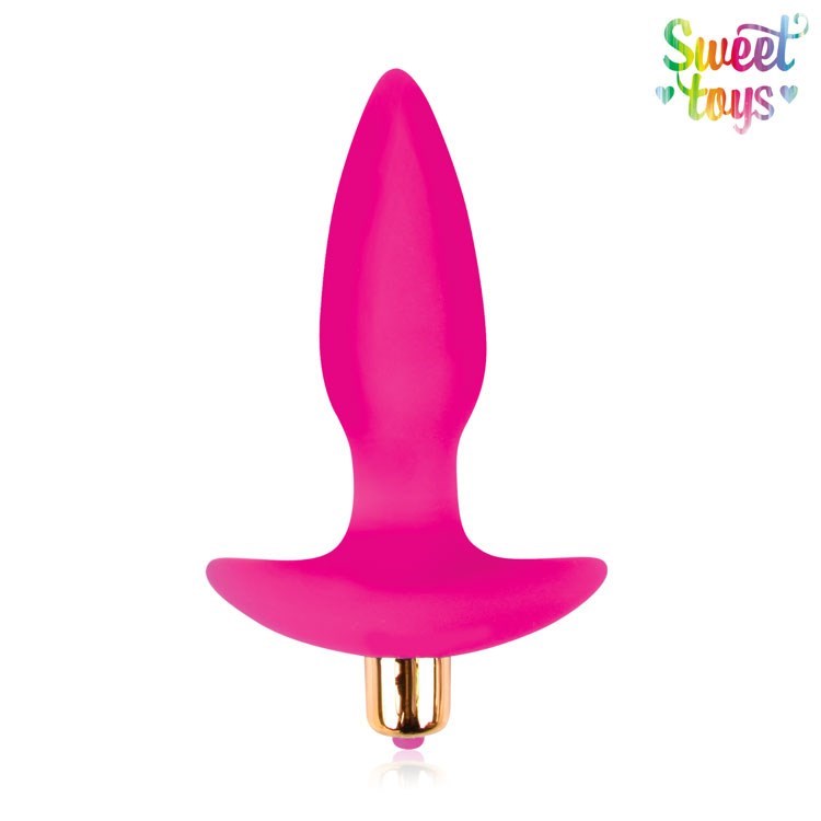 Розовая коническая анальная пробка Sweet Toys, 10,5х3,5 см ST-40167-16 - фото 182878