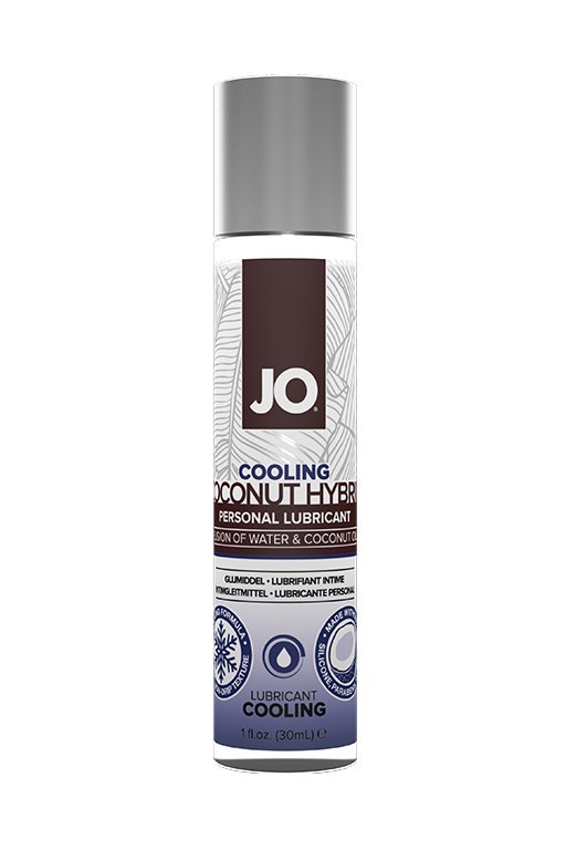 Водно-кокосовый лубрикант с охлаждающим эффектом / JO Lubricant Coco-Hybrid Cooling, 30 мл JO10555 - фото 183894