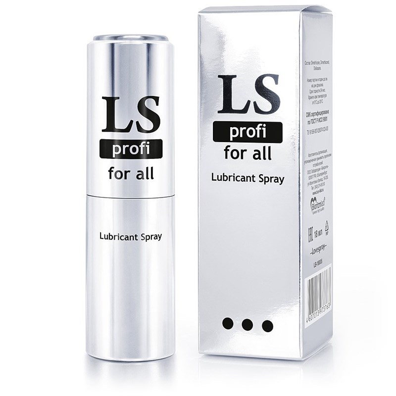LOVESPRAY PROFI спрей лубрикант (силиконовый) 18мл LB-18005 - фото 184371